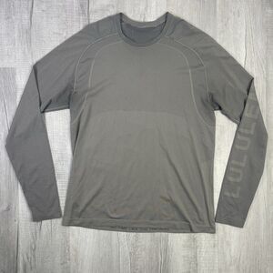 Lululemon Mens XL Metal Vent Tech Long Sleeve Shirt 2.0 Gradient Grey Green N
